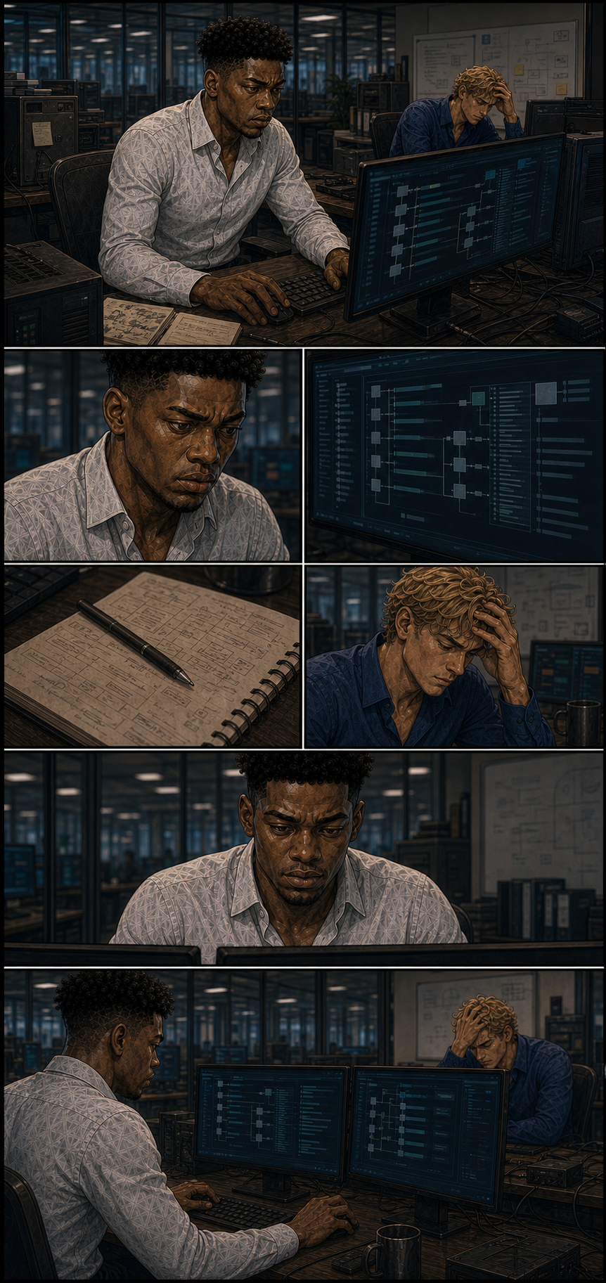 Comic page 01 for Policy Punishment