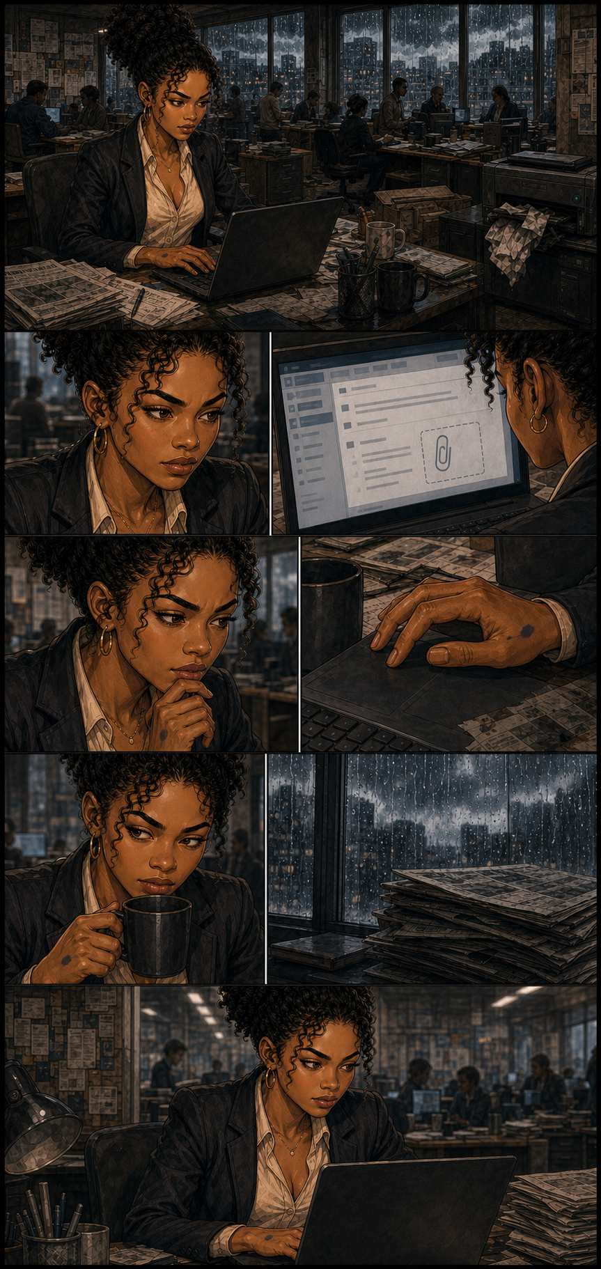 Full comic page for Chapter 06 Page 01, Missing Attachment