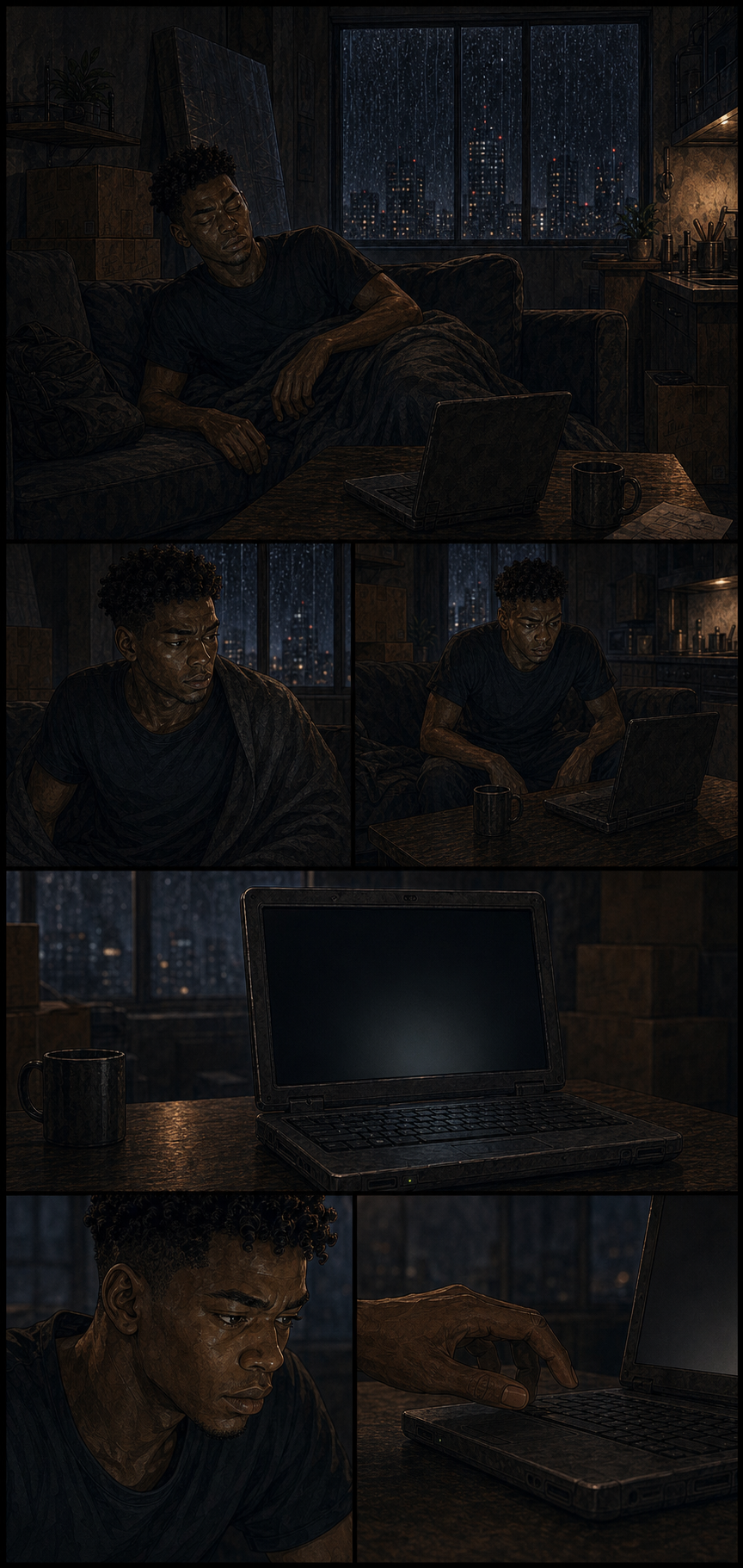 Comic page 01 for Questions Before Dawn