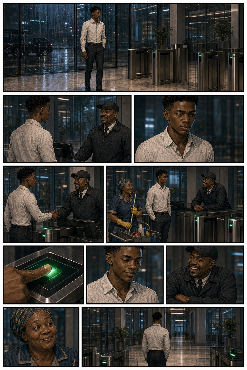 Comic page 03 for The People Who See The Building